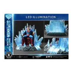 Prime 1 Studio DC Comics Throne Legacy Collection - Superman Fortress of Solitude on Throne (Design by Gabriele Dell'Otto) 1/4