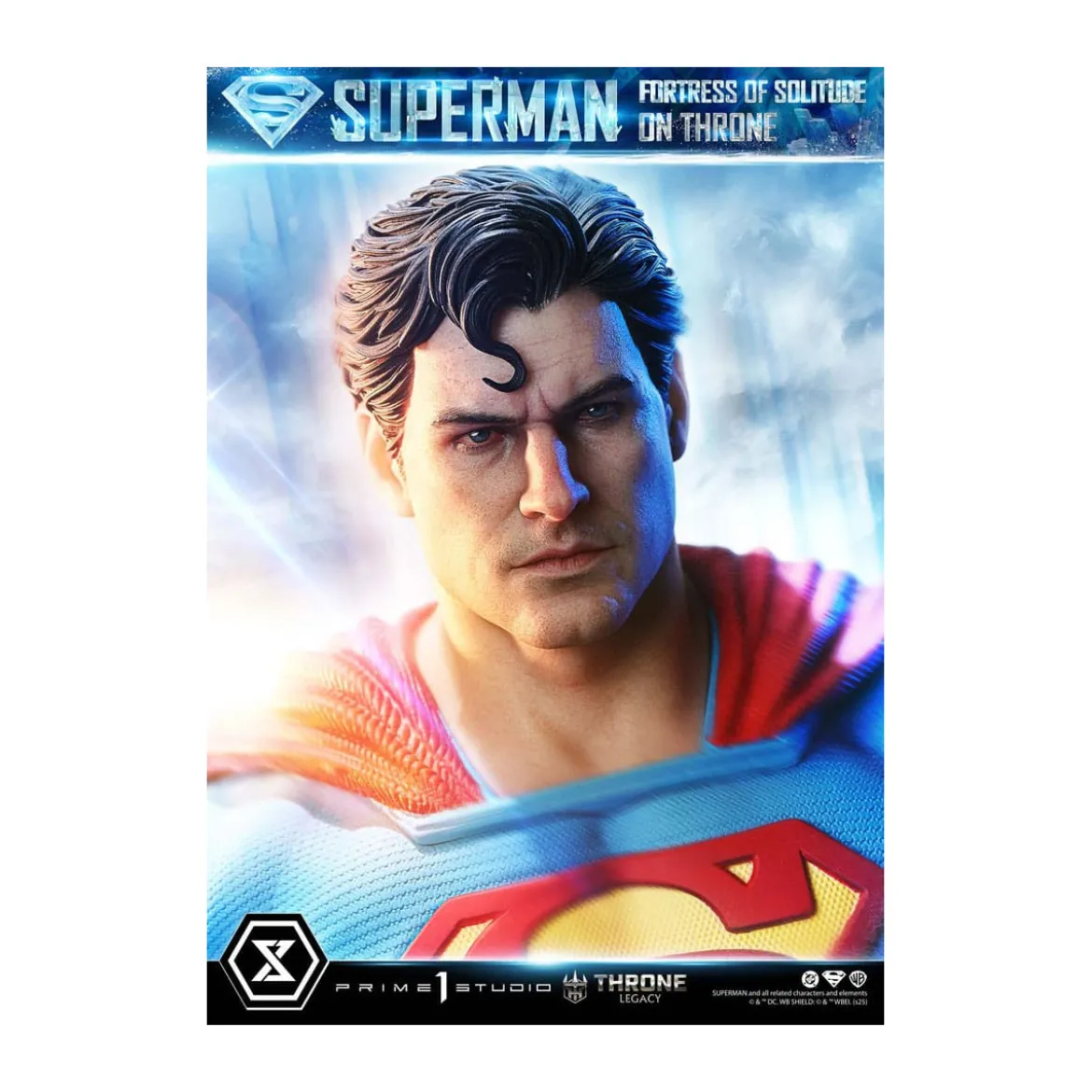 Prime 1 Studio DC Comics Throne Legacy Collection - Superman Fortress of Solitude on Throne (Design by Gabriele Dell'Otto) 1/4