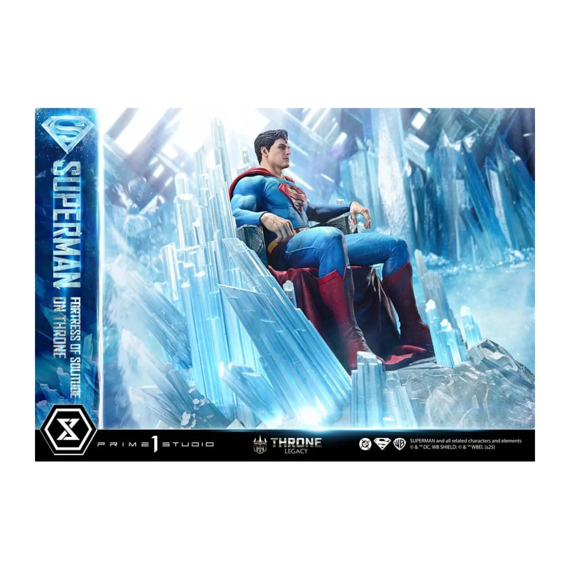 Prime 1 Studio DC Comics Throne Legacy Collection - Superman Fortress of Solitude on Throne (Design by Gabriele Dell'Otto) 1/4