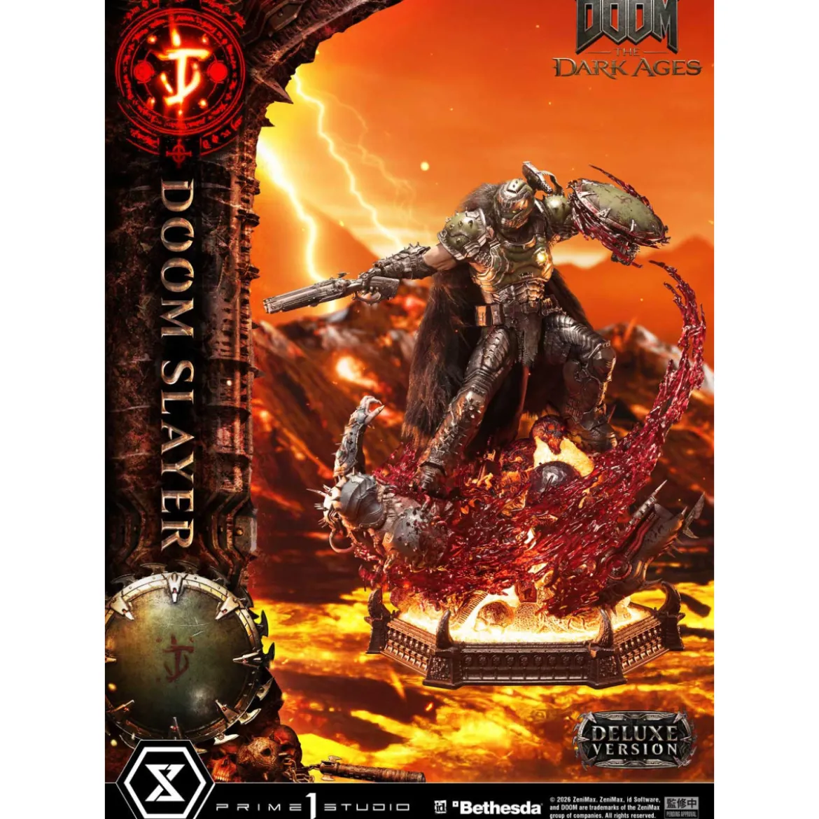 Prime 1 Studio - Doom: The Dark Ages - Doom Slayer Deluxe Bonus Version.