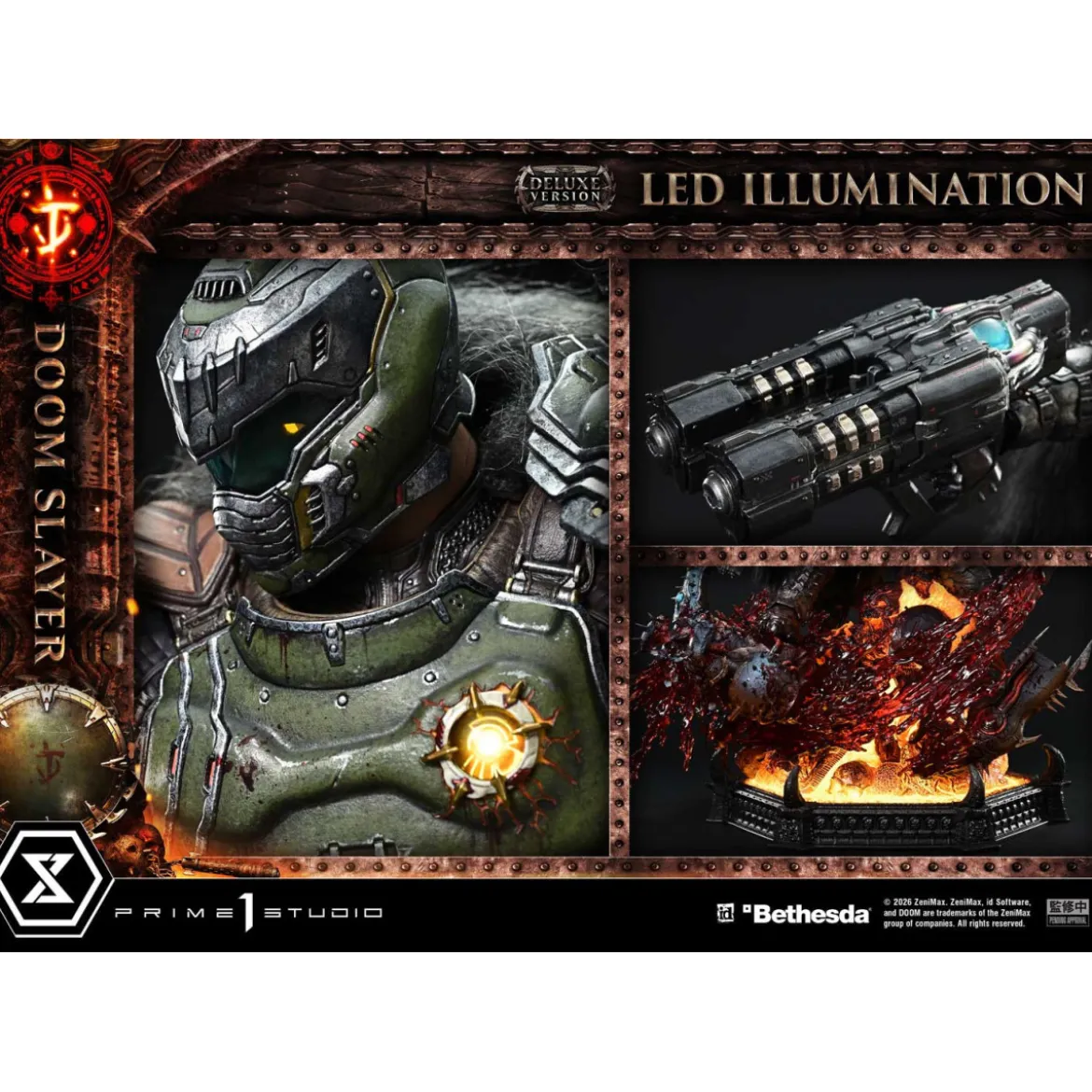 Prime 1 Studio - Doom: The Dark Ages - Doom Slayer Deluxe Bonus Version.
