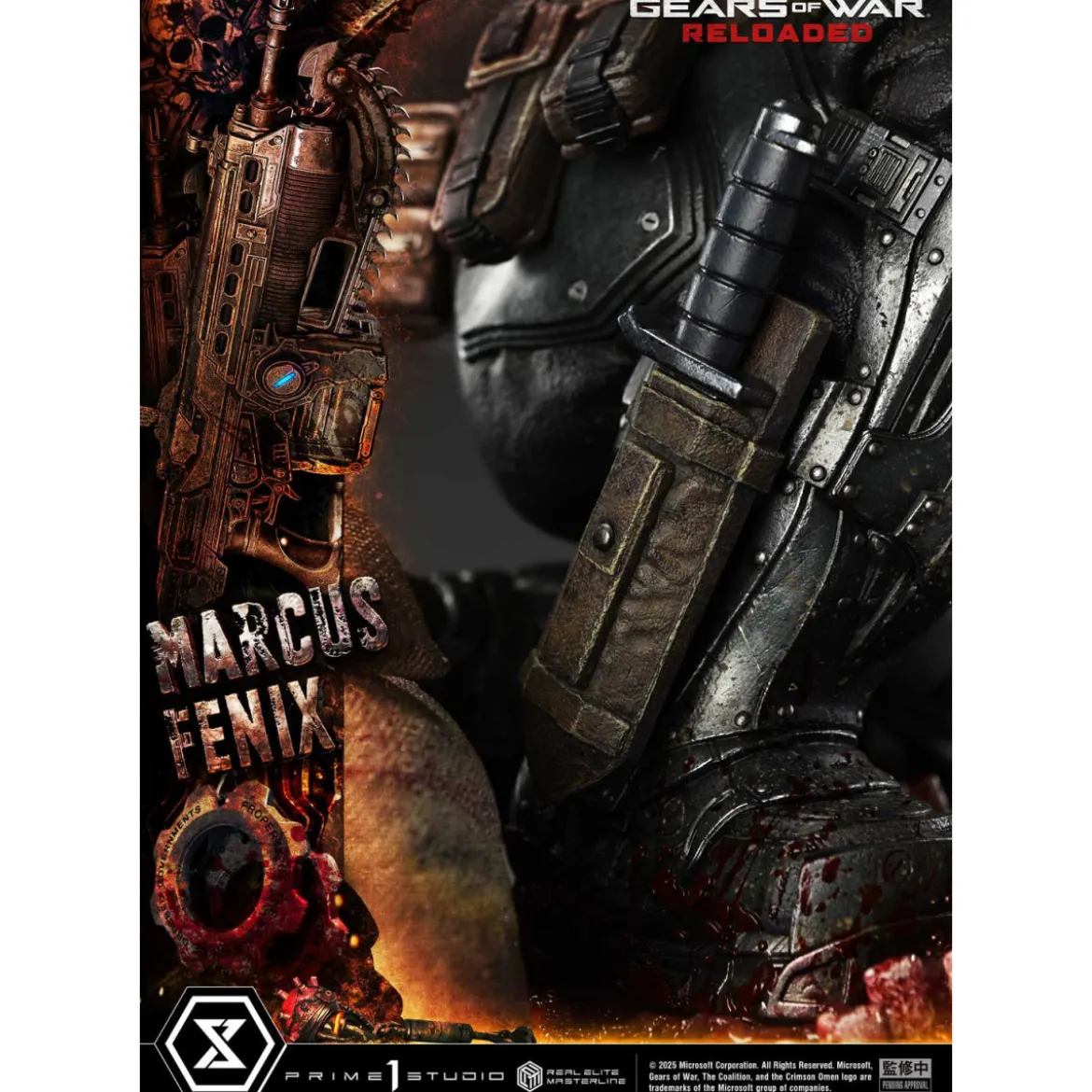 Prime 1 Studio - Gears of War Reloaded - Marcus Fenix Ultimate Bonus Version - Real Elite Masterline Series 1/3