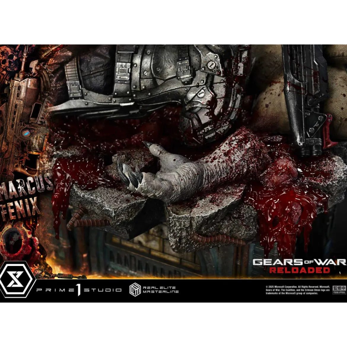 Prime 1 Studio - Gears of War Reloaded - Marcus Fenix Ultimate Bonus Version - Real Elite Masterline Series 1/3