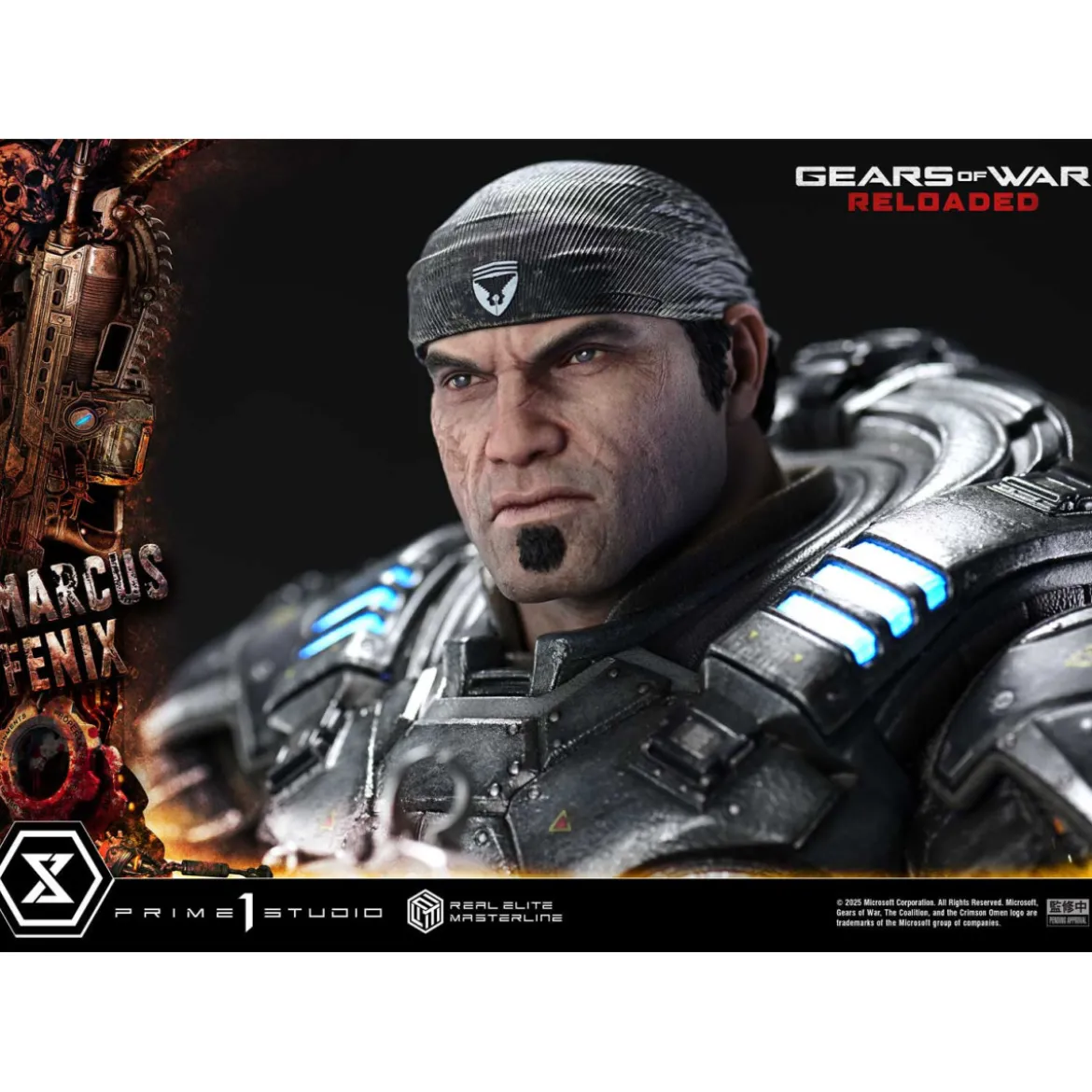 Prime 1 Studio - Gears of War Reloaded - Marcus Fenix Ultimate Bonus Version - Real Elite Masterline Series 1/3