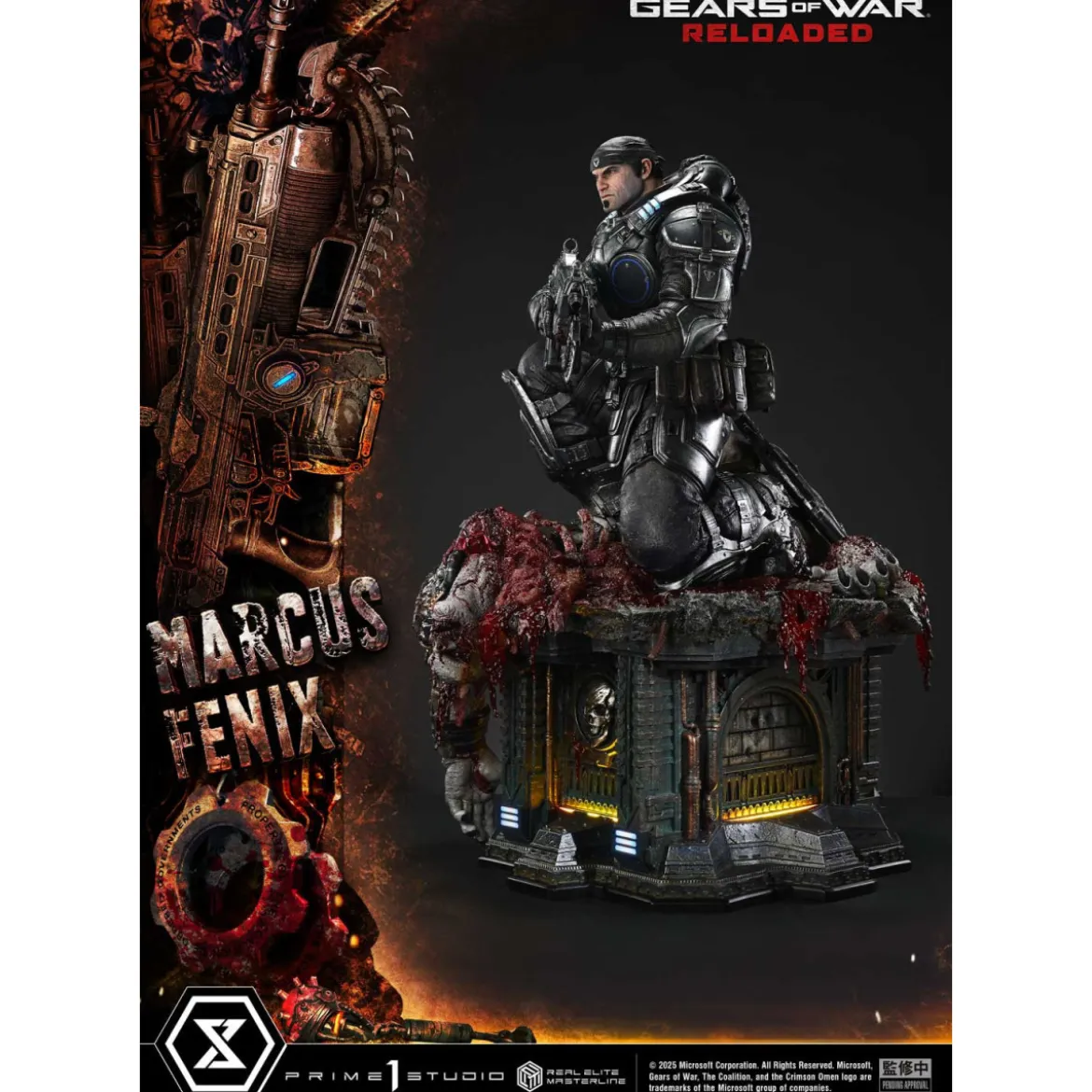 Prime 1 Studio - Gears of War Reloaded - Marcus Fenix Ultimate Bonus Version - Real Elite Masterline Series 1/3