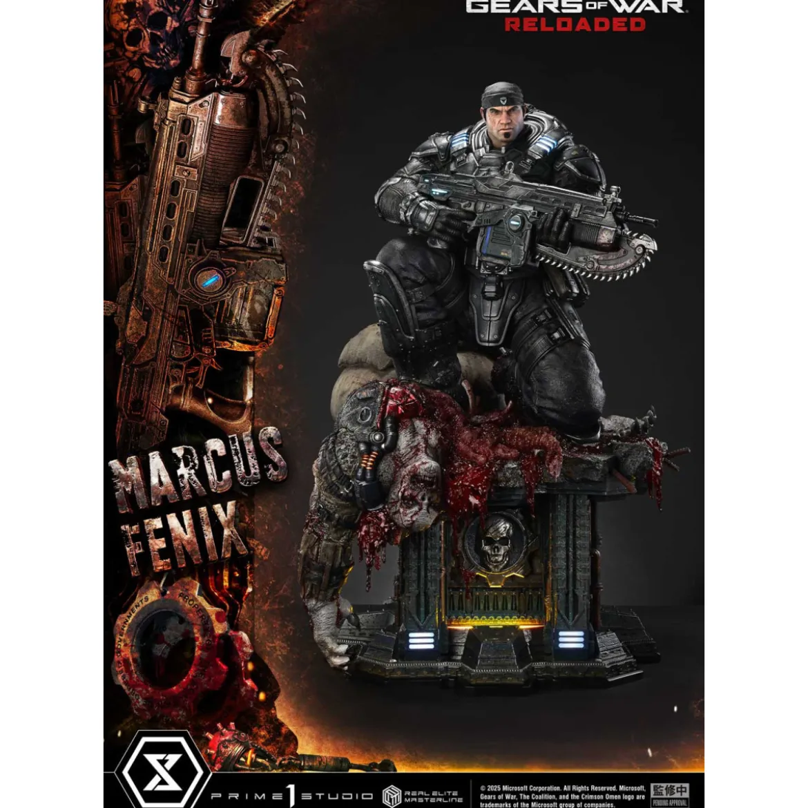 Prime 1 Studio - Gears of War Reloaded - Marcus Fenix Ultimate Bonus Version - Real Elite Masterline Series 1/3