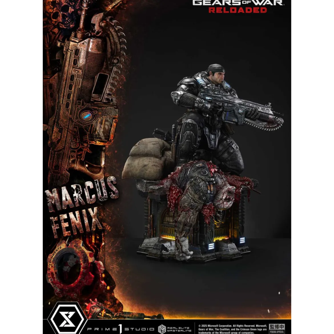 Prime 1 Studio - Gears of War Reloaded - Marcus Fenix Ultimate Bonus Version - Real Elite Masterline Series 1/3