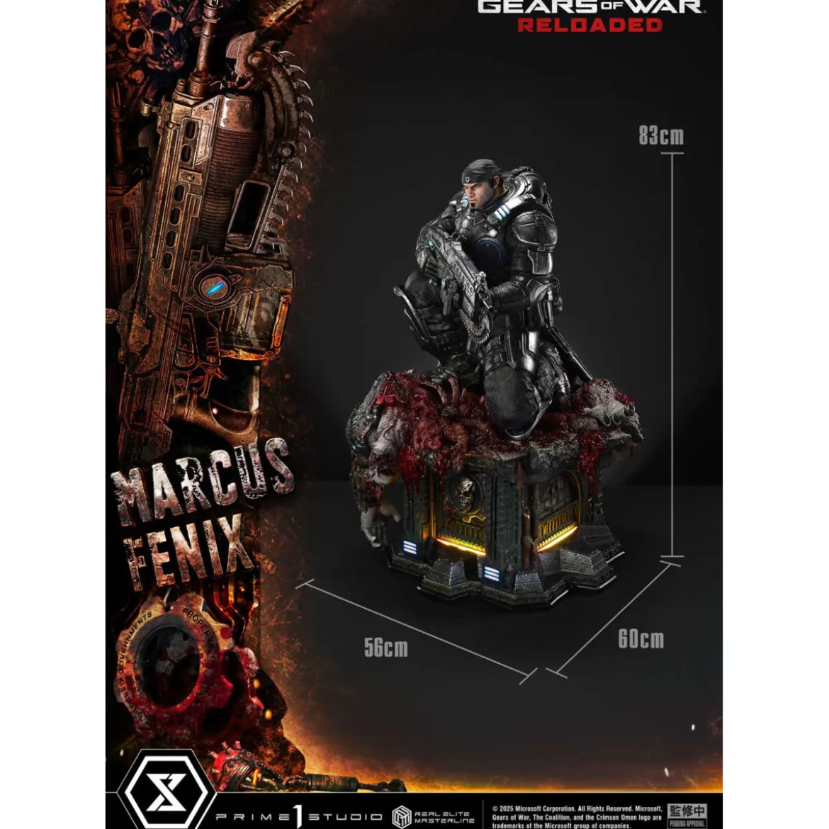 Prime 1 Studio - Gears of War Reloaded - Marcus Fenix Ultimate Bonus Version - Real Elite Masterline Series 1/3