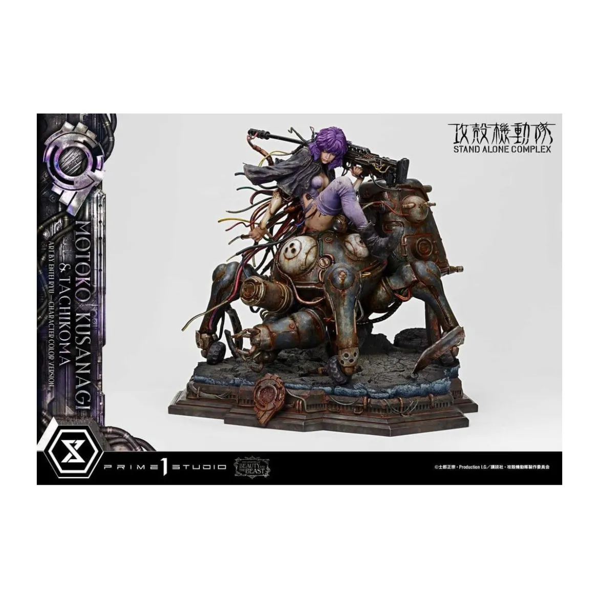 Prime 1 Studio Ghost in the Shell SAC - Motoko Kusanagi & Tachikoma Bonus Version - The Legend of Beauty and the Beast