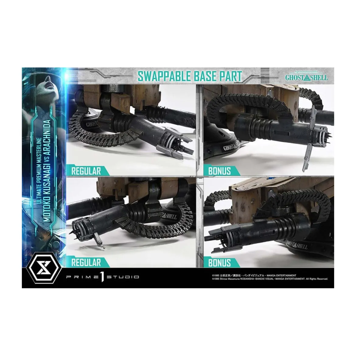 Prime 1 Studio Ghost in the Shell - Motoko Kusanagi vs Arachnida Bonus Version Ultimate Premium Masterline Series 1/4