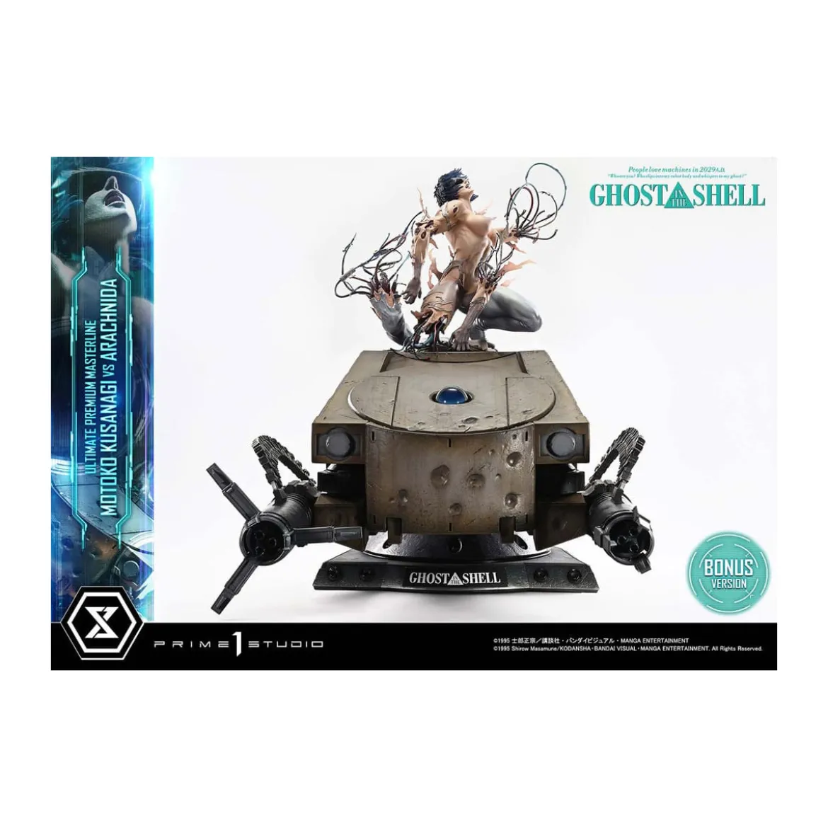 Prime 1 Studio Ghost in the Shell - Motoko Kusanagi vs Arachnida Bonus Version Ultimate Premium Masterline Series 1/4