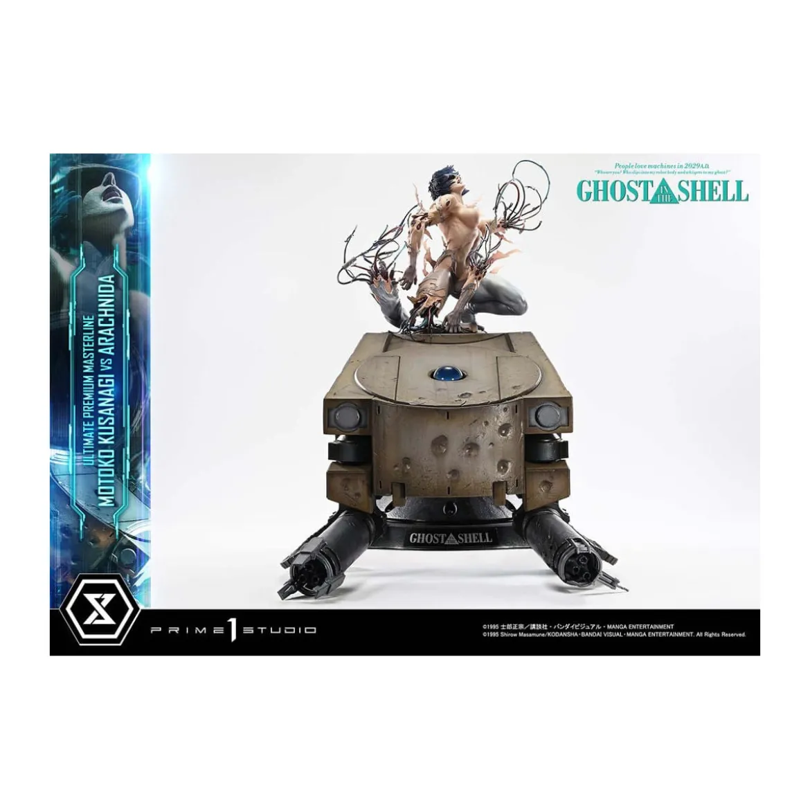 Prime 1 Studio Ghost in the Shell - Motoko Kusanagi vs Arachnida Bonus Version Ultimate Premium Masterline Series 1/4