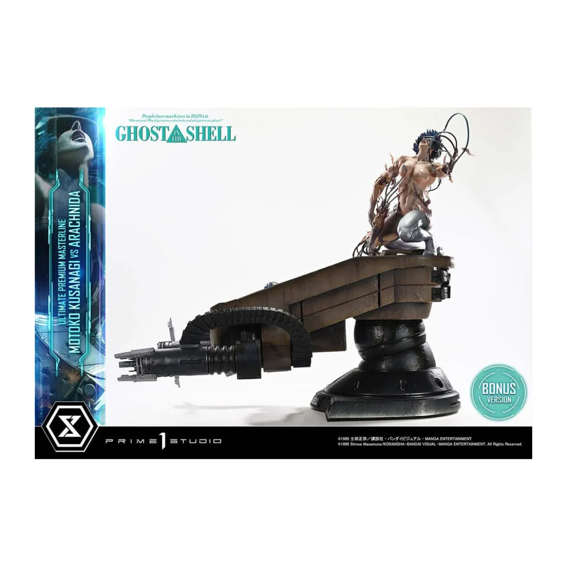 Prime 1 Studio Ghost in the Shell - Motoko Kusanagi vs Arachnida Bonus Version Ultimate Premium Masterline Series 1/4