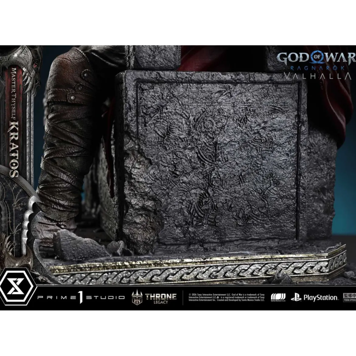 Prime 1 Studio - God of War: Ragnarok Valhalla - MASTER THYSELF KRATOS Bonus Version - Throne Legacy 1/3