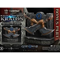 Prime 1 Studio - God of War: Ragnarok Valhalla - MASTER THYSELF KRATOS Bonus Version - Throne Legacy 1/3
