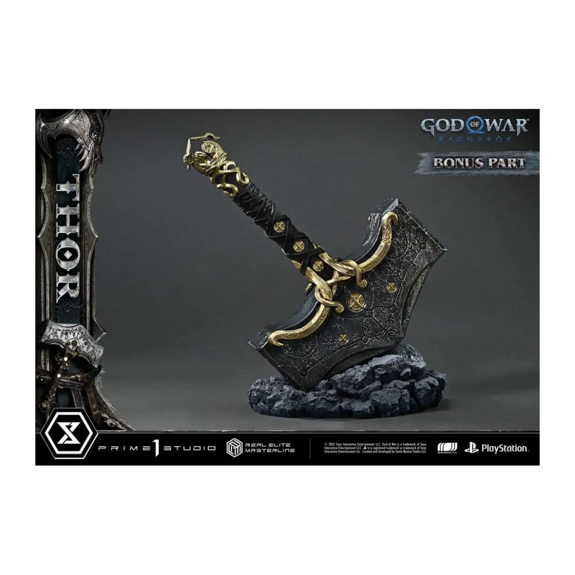 Prime 1 Studio - God of War: Ragnarok - Thor Deluxe Bonus Version - Real Elite Masterline Series 1/3