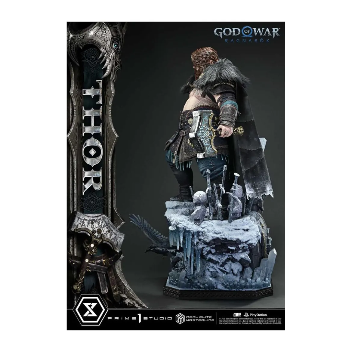 Prime 1 Studio - God of War: Ragnarok - Thor Deluxe Bonus Version - Real Elite Masterline Series 1/3