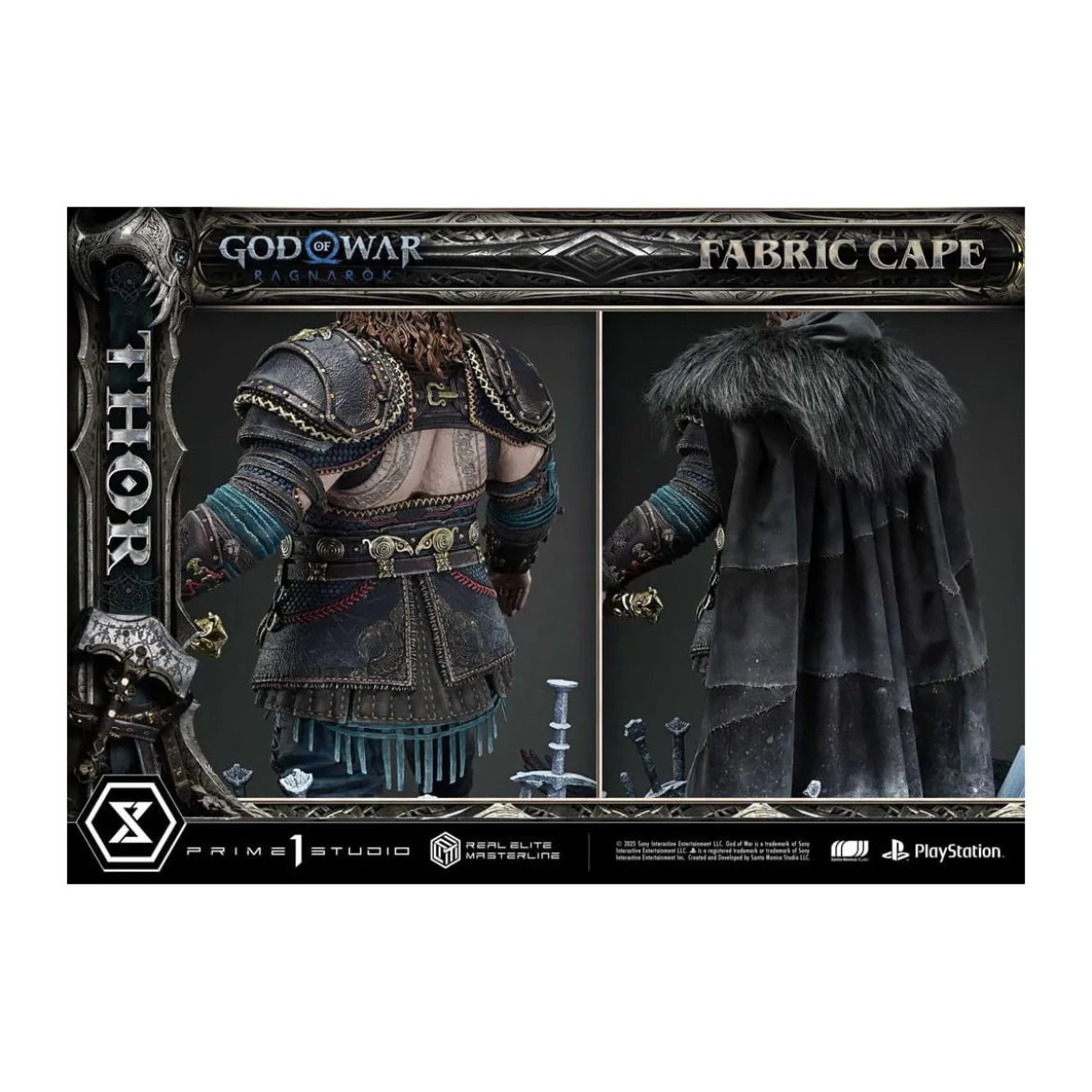 Prime 1 Studio - God of War: Ragnarok - Thor Deluxe Bonus Version - Real Elite Masterline Series 1/3