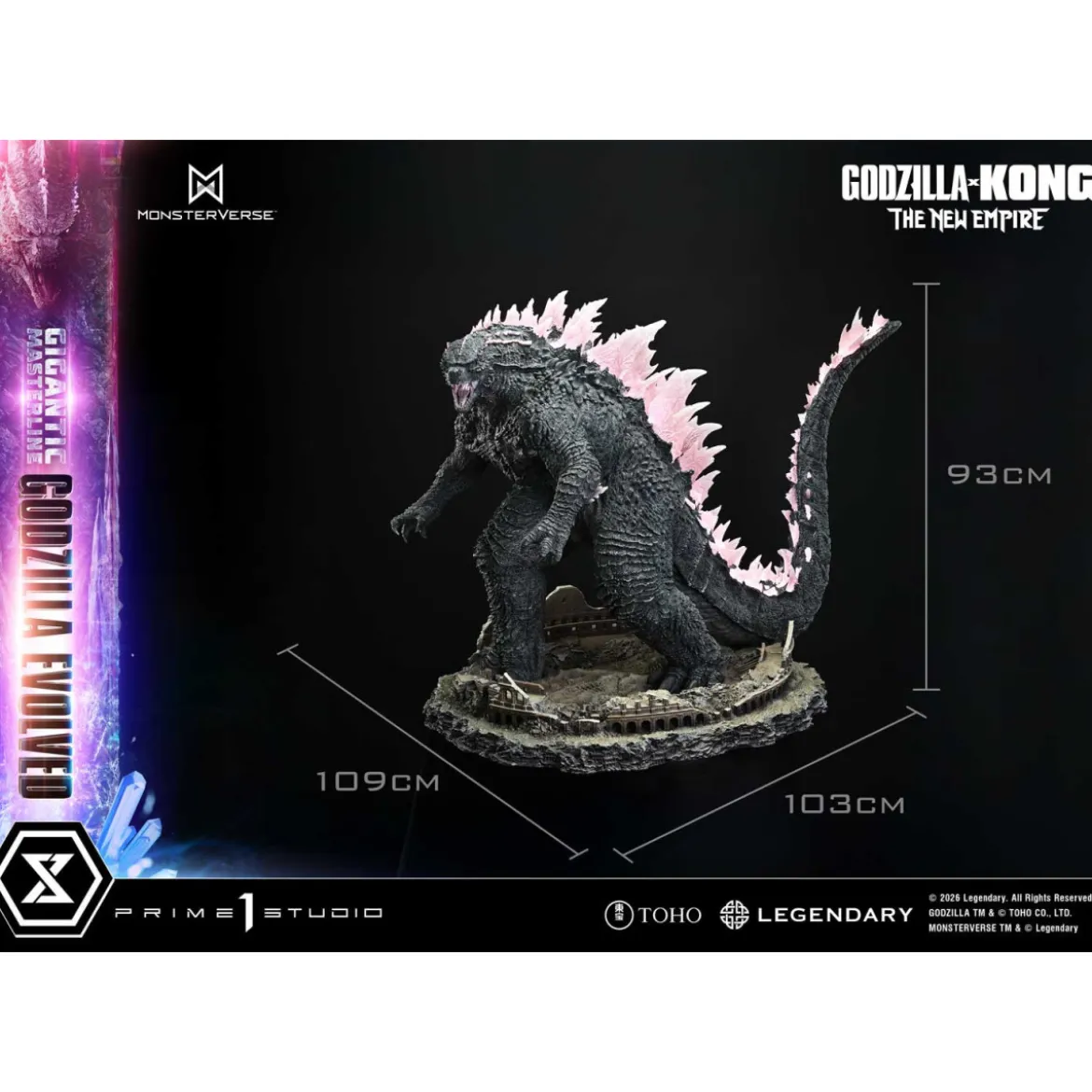 Prime 1 Studio - Godzilla Evolved Bonus Ver. - Godzilla x Kong: The New Empire Gigantic Masterline Series