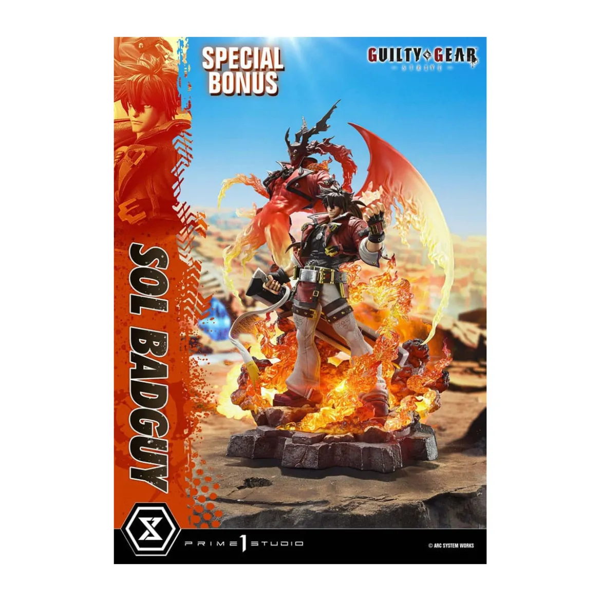 Prime 1 Studio - Guilty gear Strive - Sol Badguy Bonus Version Premium Masterline Series 1/4