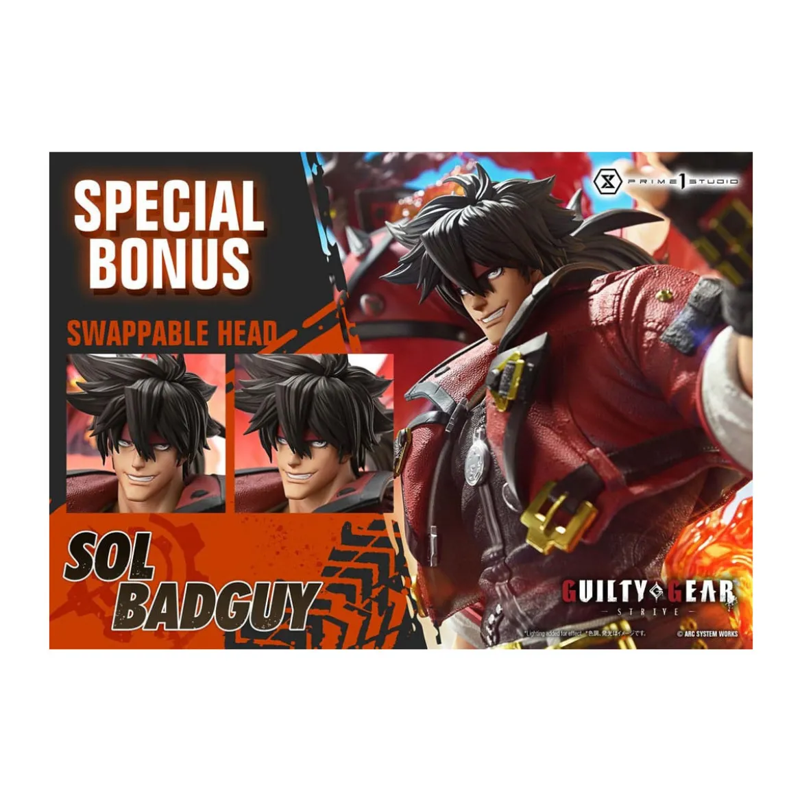 Prime 1 Studio - Guilty gear Strive - Sol Badguy Bonus Version Premium Masterline Series 1/4