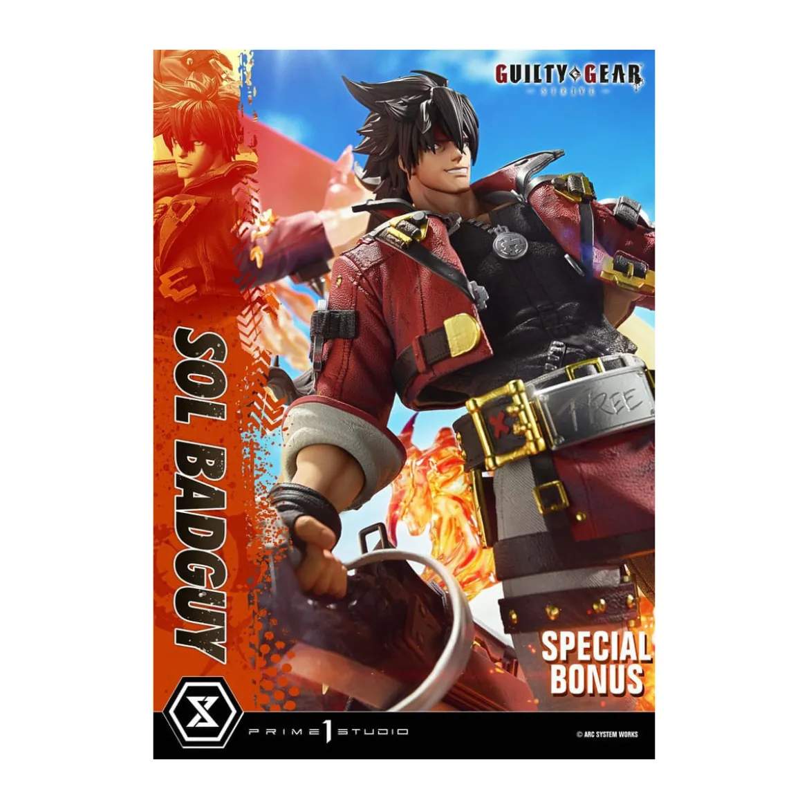 Prime 1 Studio - Guilty gear Strive - Sol Badguy Bonus Version Premium Masterline Series 1/4