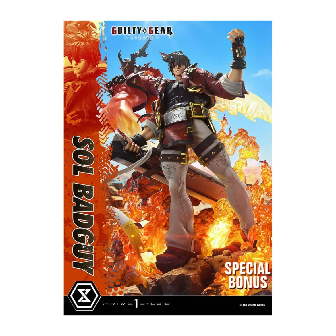 Prime 1 Studio - Guilty gear Strive - Sol Badguy Bonus Version Premium Masterline Series 1/4