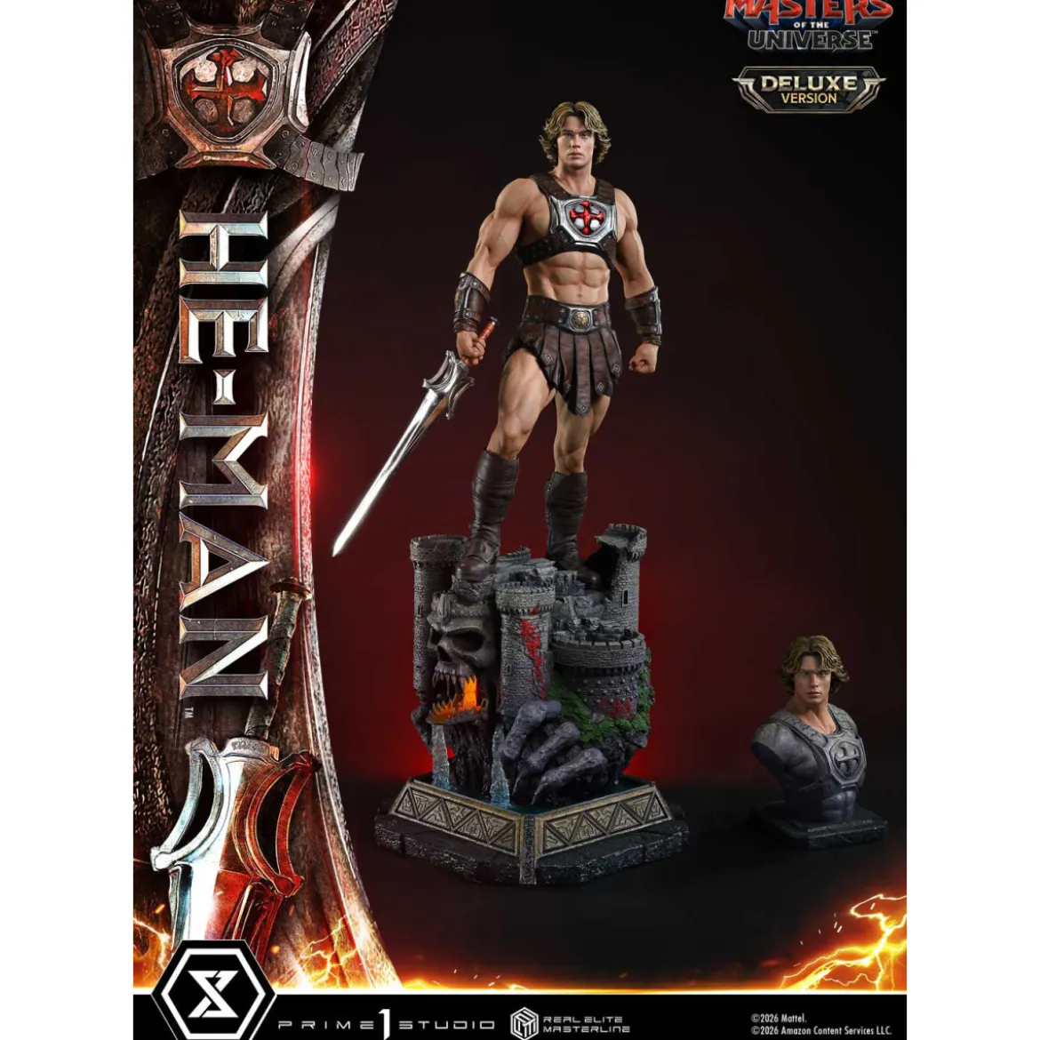 Prime 1 Studio - He-Man Deluxe Bonus Version - Masters of the Universe (2026) Real Elite Masterline 1/3