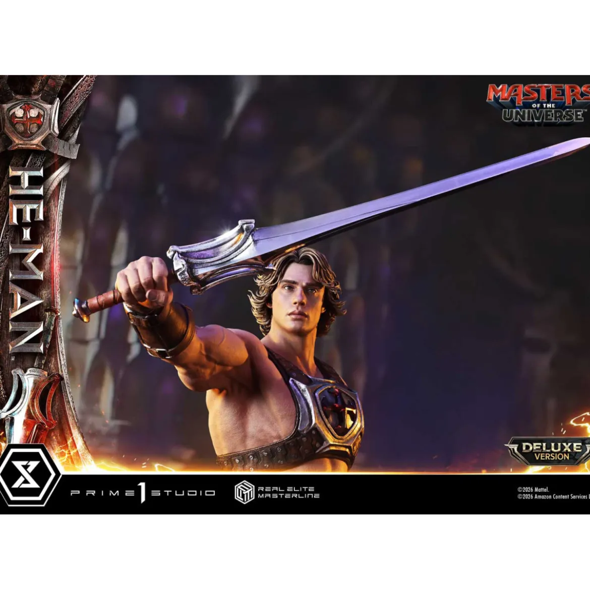 Prime 1 Studio - He-Man Deluxe Bonus Version - Masters of the Universe (2026) Real Elite Masterline 1/3
