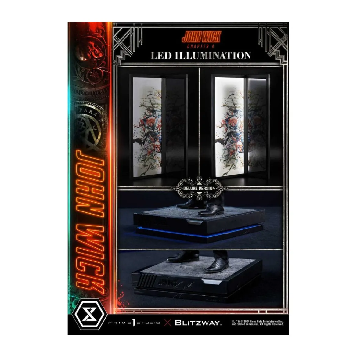 Prime 1 Studio - John Wick Chapter 4 1/4 John Wick Deluxe Bonus Version