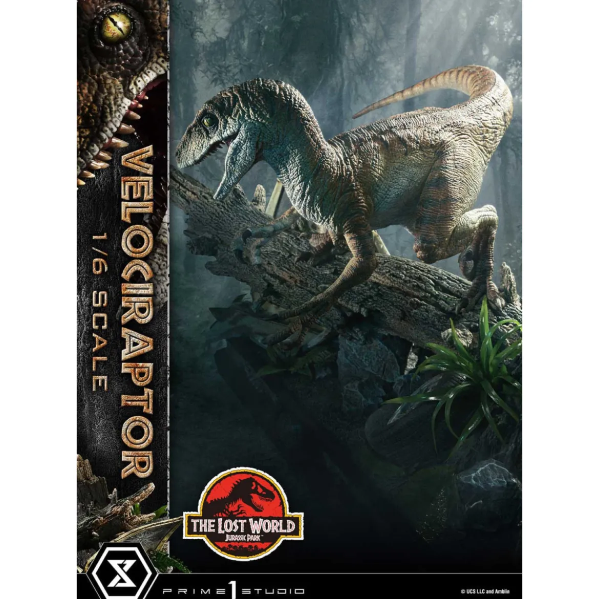 Prime 1 Studio - Jurassic Park II - statue Legacy Museum Collection 1/6 Velociraptor Bonus Version 41 cm
