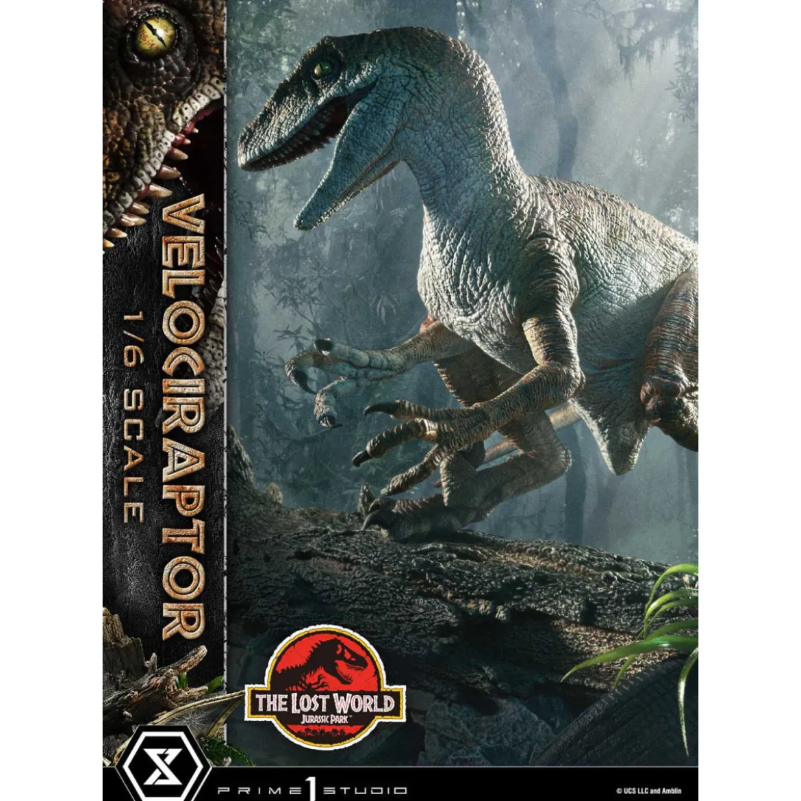 Prime 1 Studio - Jurassic Park II - statue Legacy Museum Collection 1/6 Velociraptor Bonus Version 41 cm
