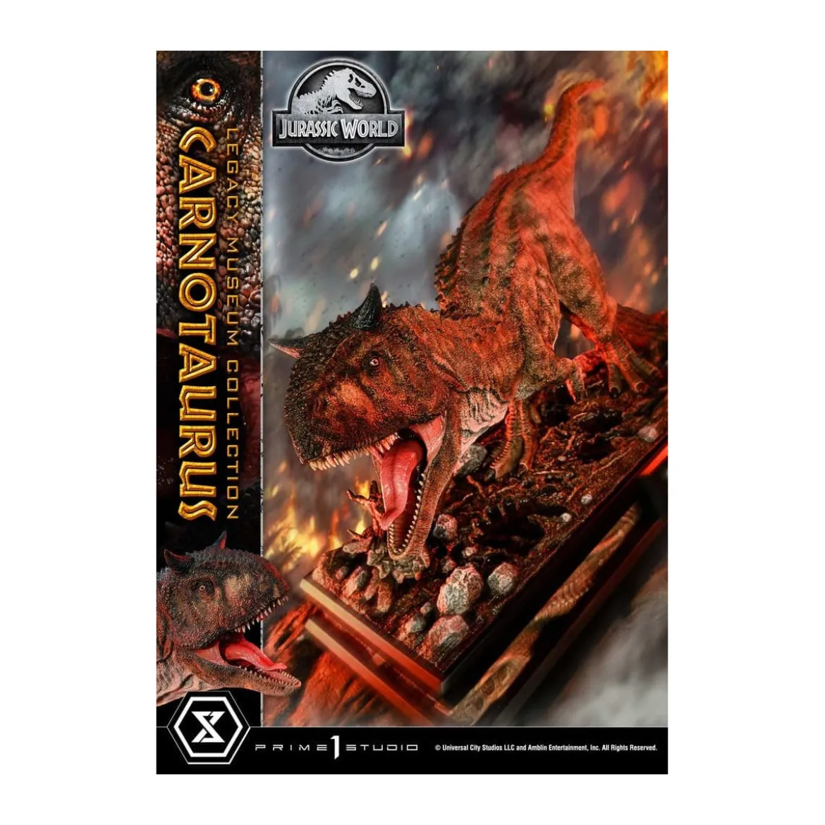 Prime 1 Studio - Jurassic World - Carnotaurus Legacy Museum Collection 1/15