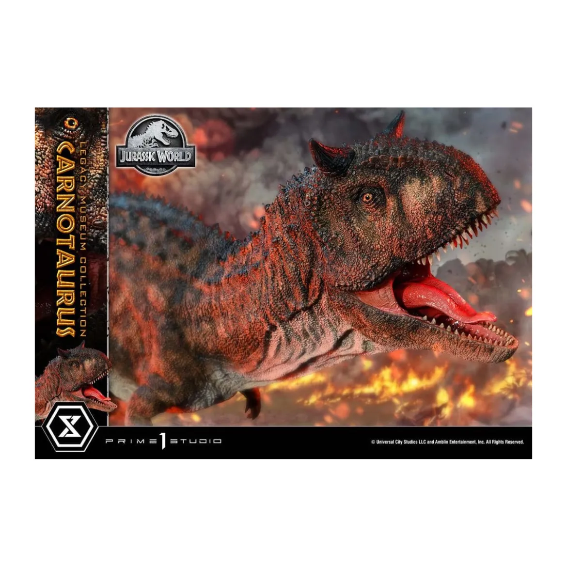 Prime 1 Studio - Jurassic World - Carnotaurus Legacy Museum Collection 1/15