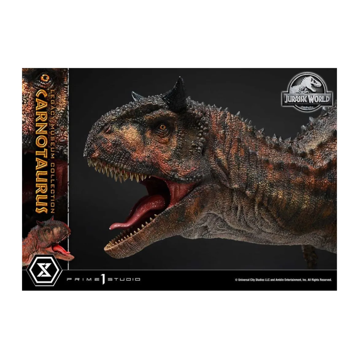 Prime 1 Studio - Jurassic World - Carnotaurus Legacy Museum Collection 1/15
