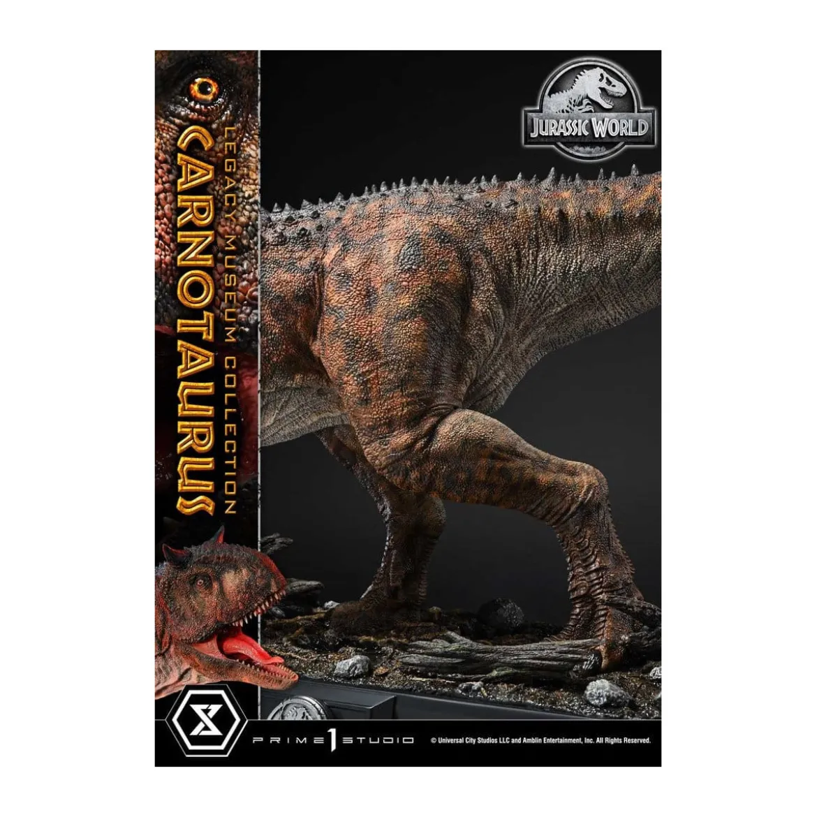 Prime 1 Studio - Jurassic World - Carnotaurus Legacy Museum Collection 1/15