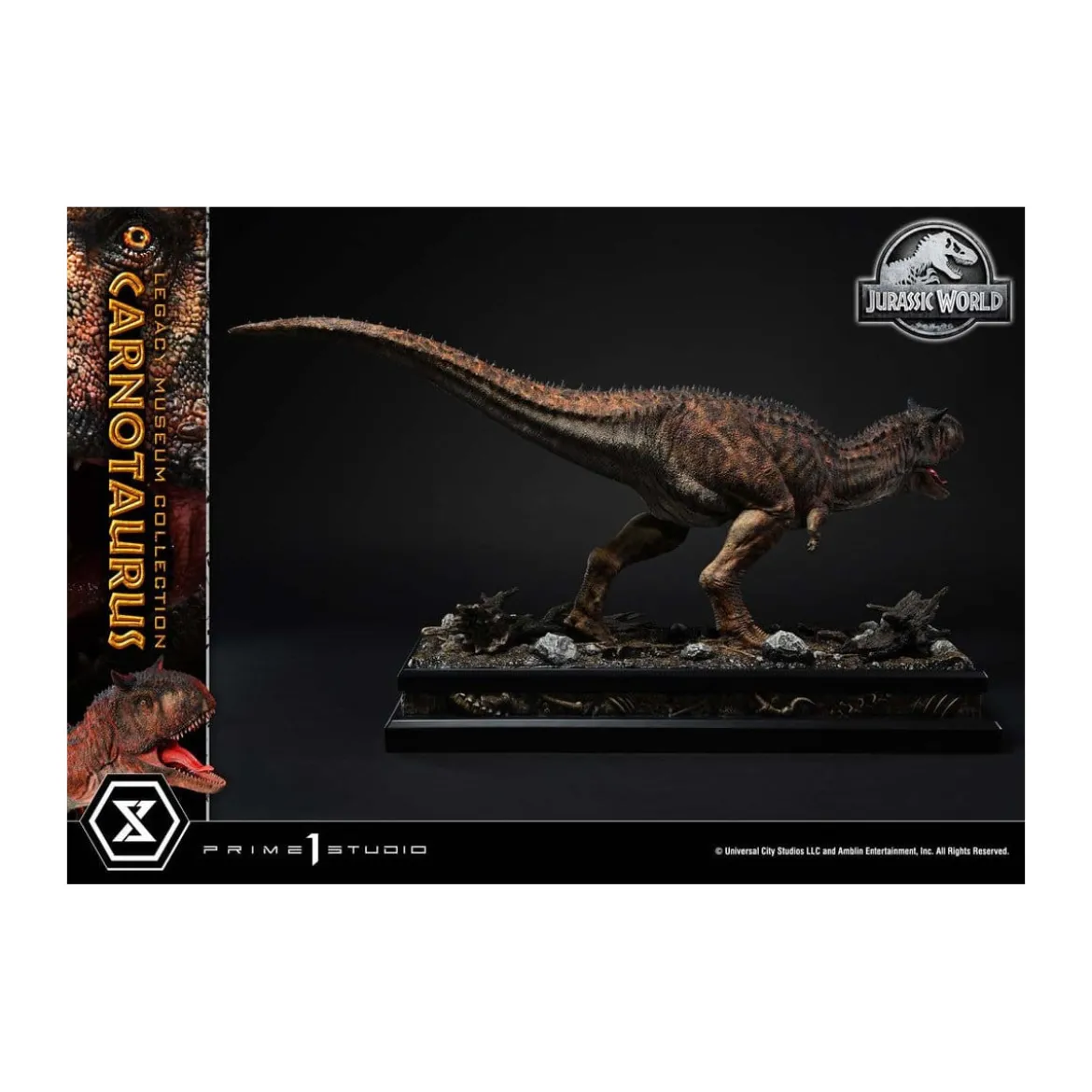 Prime 1 Studio - Jurassic World - Carnotaurus Legacy Museum Collection 1/15