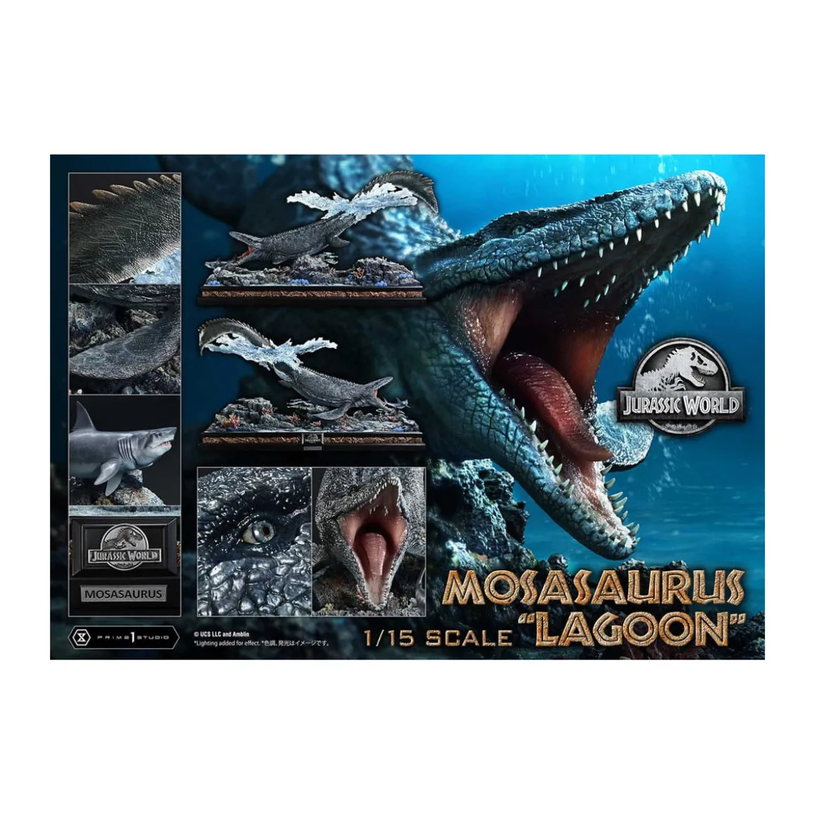 Prime 1 Studio - Jurassic World - Mosasaurus "Lagoon" Legacy Museum Collection 1/15