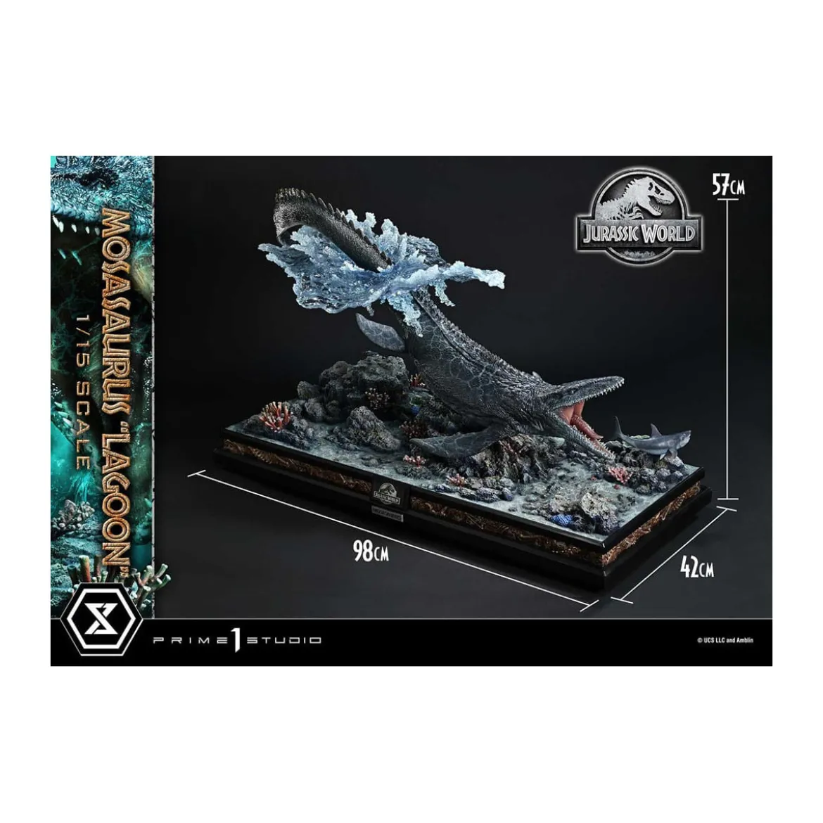 Prime 1 Studio - Jurassic World - Mosasaurus "Lagoon" Bonus Version Legacy Museum Collection 1/15