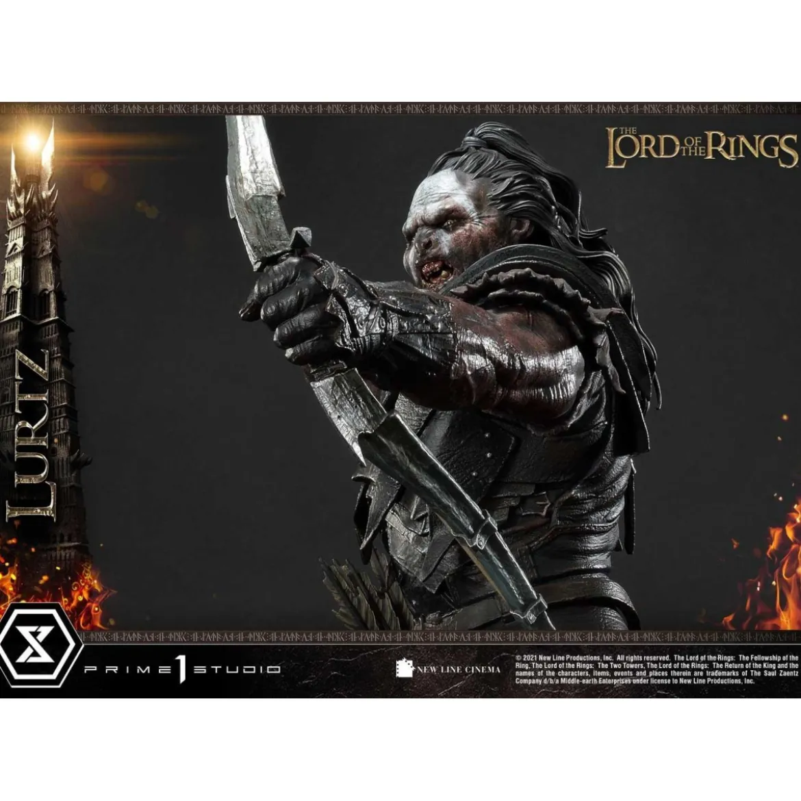 Prime 1 Studio - Lurtz Ex version 1/4 - LOTR - Le Seigneur des Anneaux