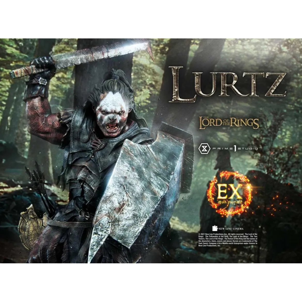 Prime 1 Studio - Lurtz Ex version 1/4 - LOTR - Le Seigneur des Anneaux
