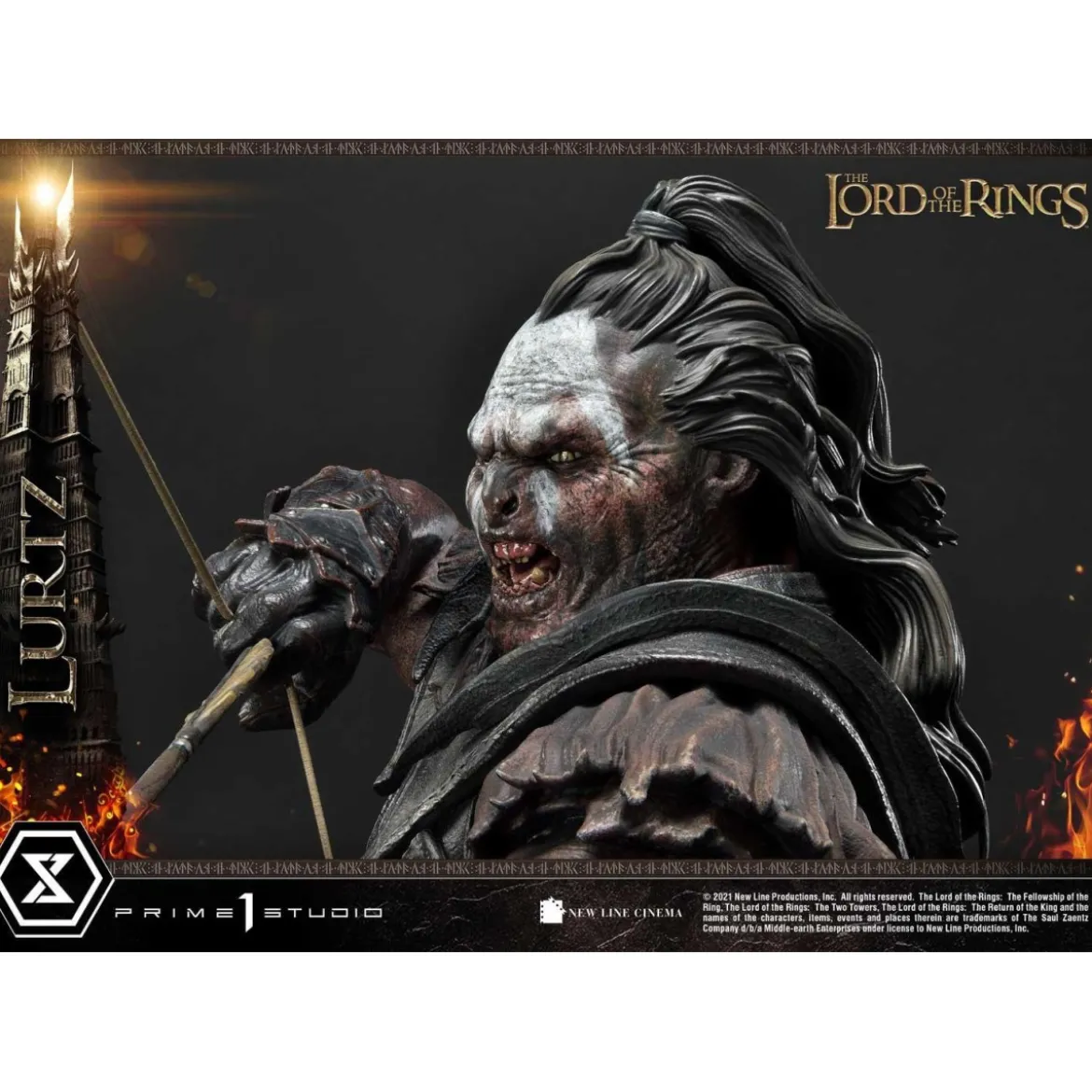 Prime 1 Studio - Lurtz Ex version 1/4 - LOTR - Le Seigneur des Anneaux