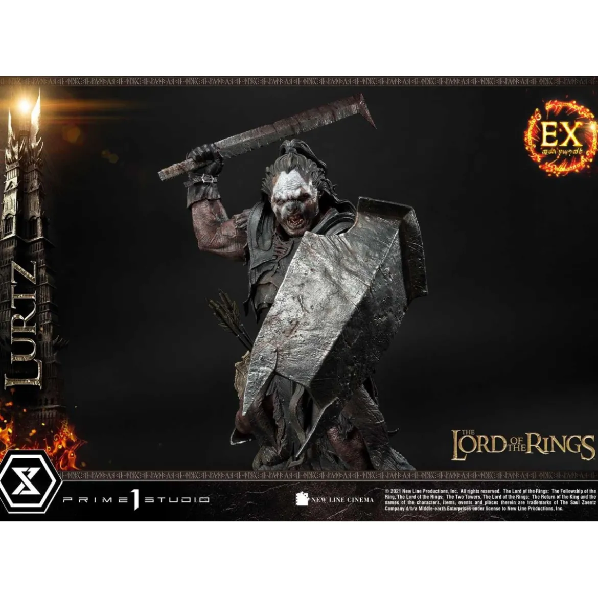 Prime 1 Studio - Lurtz Ex version 1/4 - LOTR - Le Seigneur des Anneaux