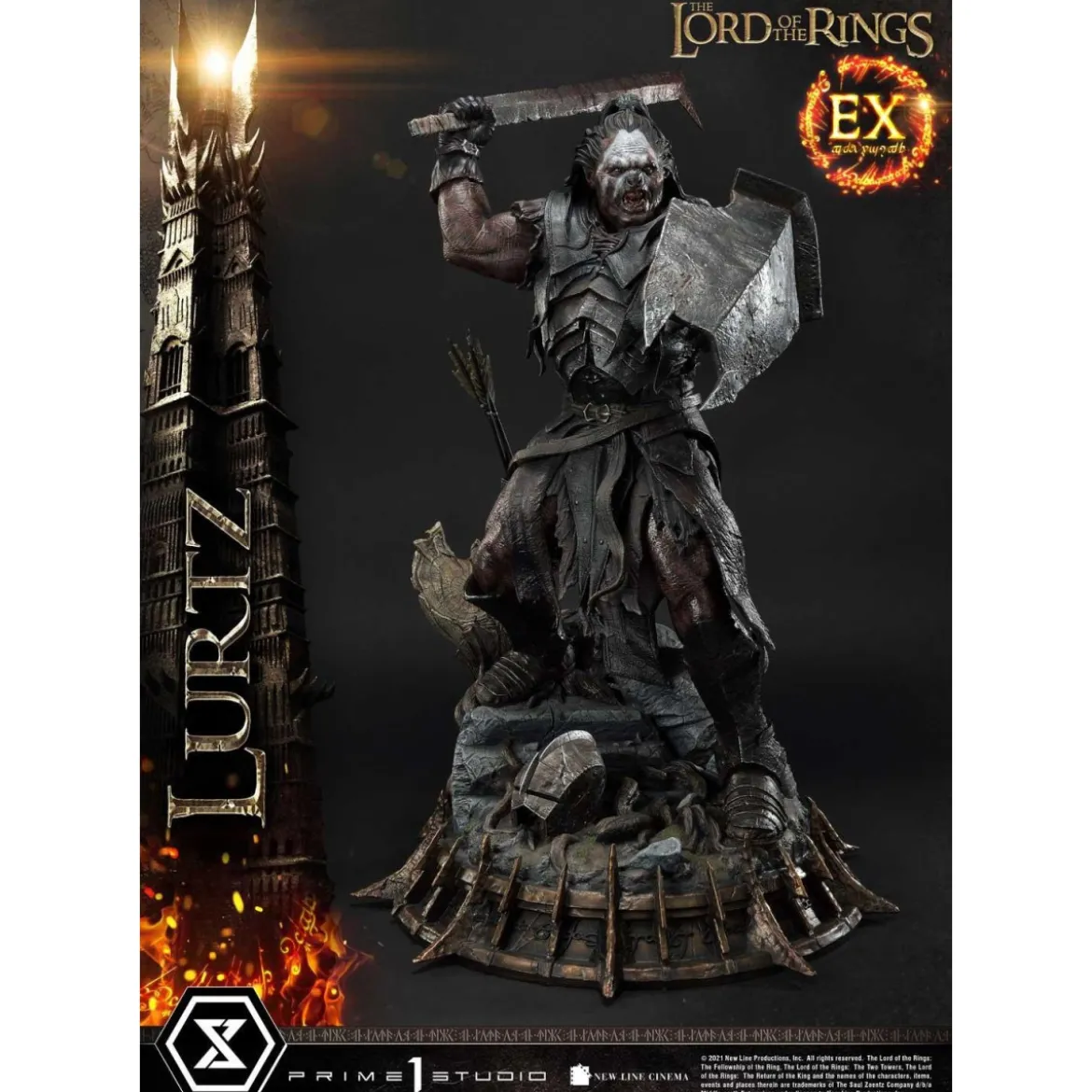 Prime 1 Studio - Lurtz Ex version 1/4 - LOTR - Le Seigneur des Anneaux