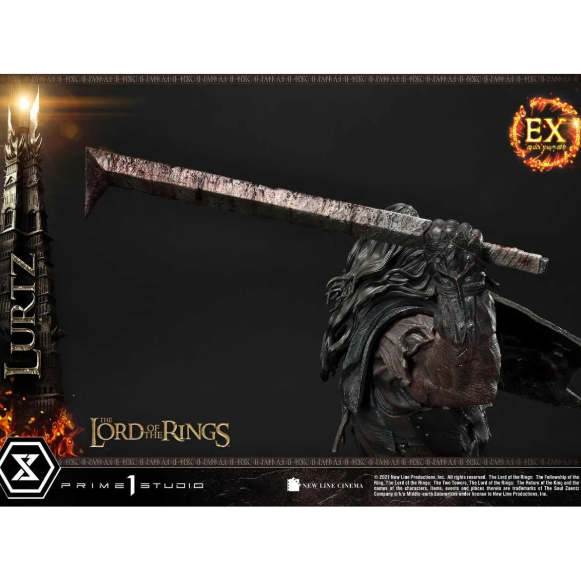 Prime 1 Studio - Lurtz Ex version 1/4 - LOTR - Le Seigneur des Anneaux