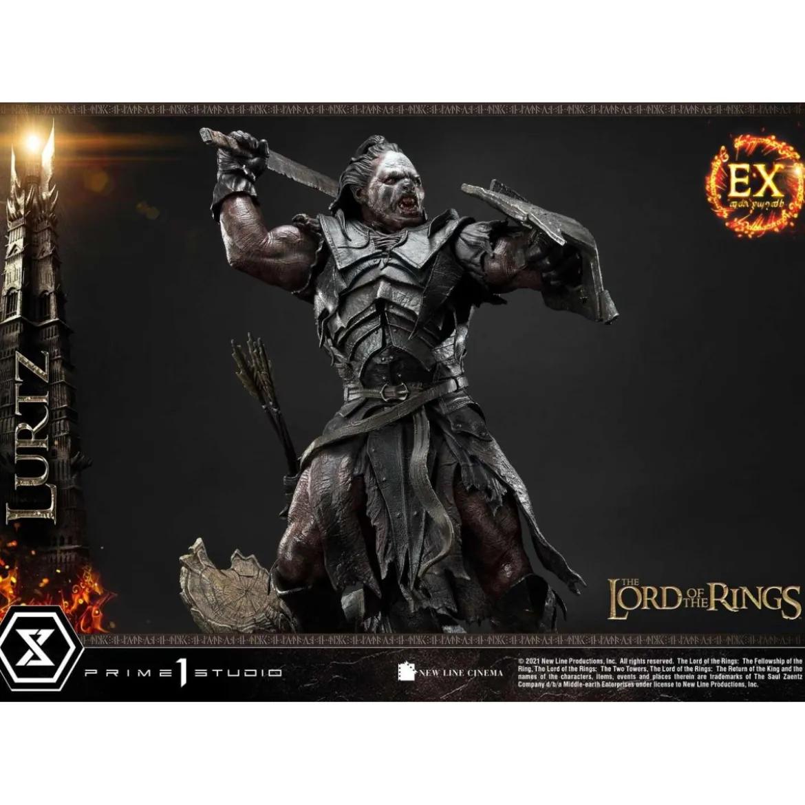 Prime 1 Studio - Lurtz Ex version 1/4 - LOTR - Le Seigneur des Anneaux