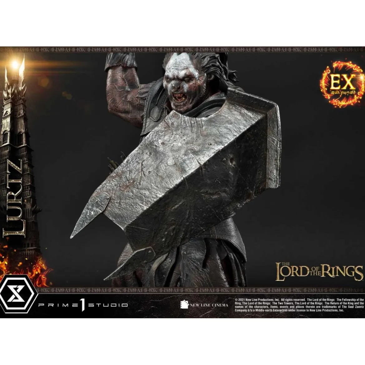 Prime 1 Studio - Lurtz Ex version 1/4 - LOTR - Le Seigneur des Anneaux