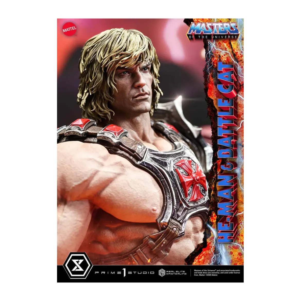 Prime 1 Studio - Masters of the Universe - He-Man & Battle Cat - Real Elite Masterline Series 1/4