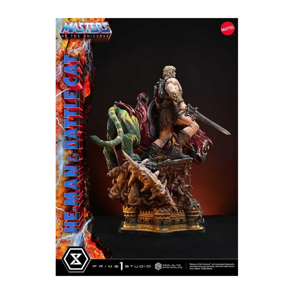 Prime 1 Studio - Masters of the Universe - He-Man & Battle Cat - Real Elite Masterline Series 1/4