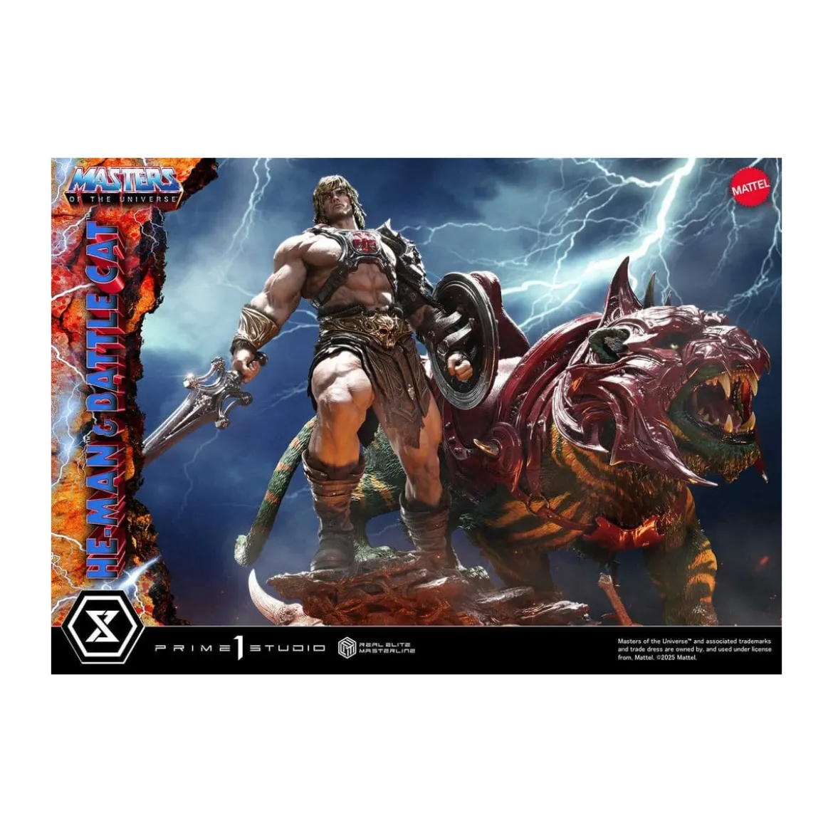 Prime 1 Studio - Masters of the Universe - He-Man & Battle Cat - Real Elite Masterline Series 1/4